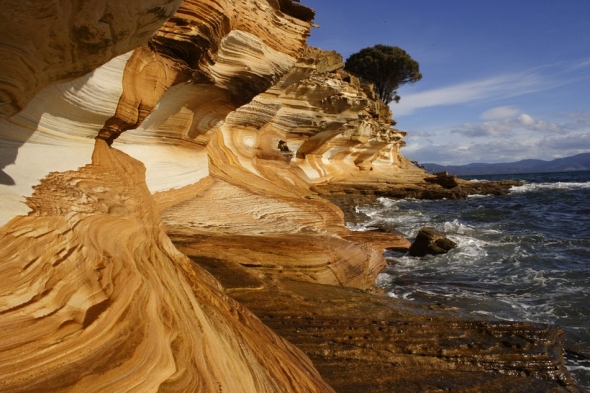 Painted Cliffs, Tasmánia