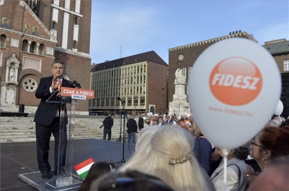 Orbán: minden egyes szavazatra szükség van