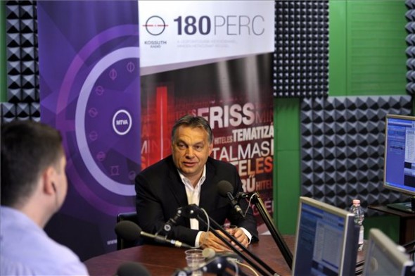 Orbán: szükségszerű a konfliktus Brüsszellel