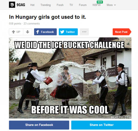 A magyar csajok a legmenőbbek ice bucket-ban