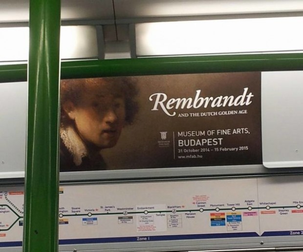 Kis nyomdahibával hirdetik a Rembrandt-kiállítást