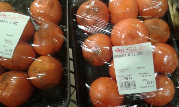 Végre rohadó mandarin is kapható a CBA-ban